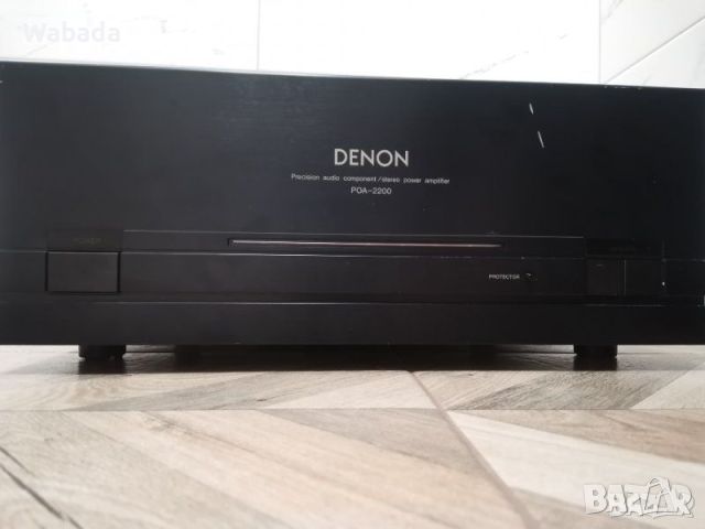 Продавам Denon POA-2200 крайно стъпало 2 х 242 Watt при 8 Ohm в отл.състояние, снимка 1 - Ресийвъри, усилватели, смесителни пултове - 44232492