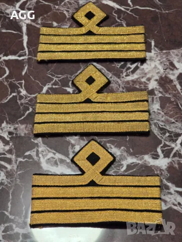 Морски лампази пагони и вензел - капитан далечно плаване /капитан-пилот, снимка 4 - Антикварни и старинни предмети - 40002052