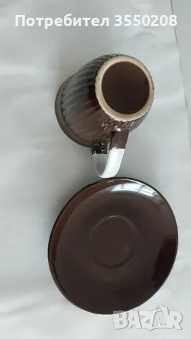 Чаши за кафе с чинийка, нови, снимка 2 - Сервизи - 50015724