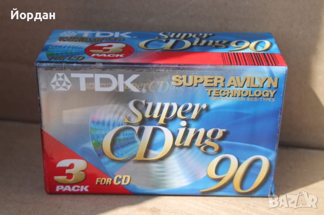 Аудио касетка 'TDK Super Avilyn 90'', снимка 1 - Аудио касети - 46472489