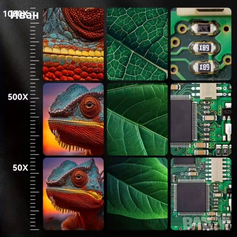 Микроскоп дигитален nsCam 10.92 см 50-1000X, снимка 4 - Друга електроника - 52049259