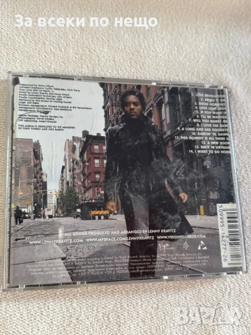 Компакт диск CD Lenny Kravitz - It is time for a Love Revolution, снимка 3 - CD дискове - 53940367