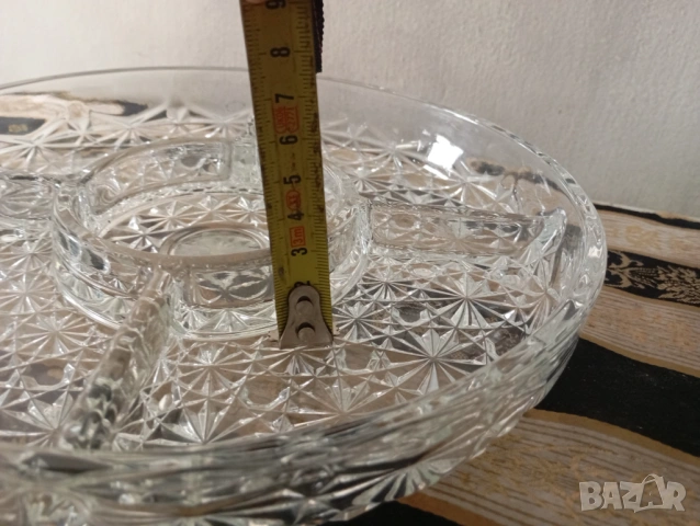 Винтидж купа за ядки,плато, снимка 6 - Антикварни и старинни предмети - 53633836