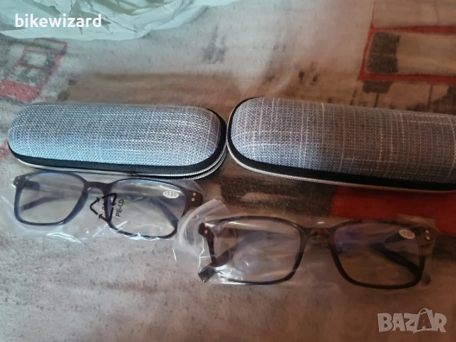 2 броя диоптрични очила за четене + 1.00 НОВИ 