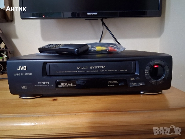 Видео Рекордер JVC P101 Multi System Made in Japan, снимка 5 - Плейъри, домашно кино, прожектори - 52927734