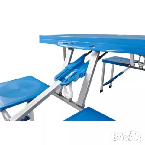 Сгъваем къмпинг комплект маса и столове Trizand, снимка 7 - Къмпинг мебели - 45539351