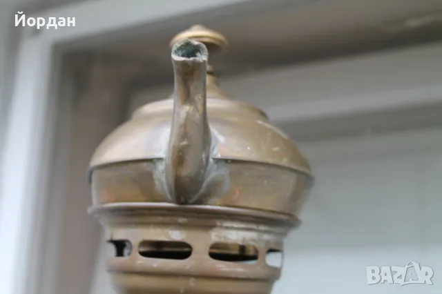 Стар месингов самовар, снимка 10 - Антикварни и старинни предмети - 49636869