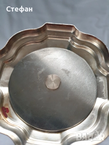 Посребрена купа - чаша, снимка 5 - Антикварни и старинни предмети - 52476991