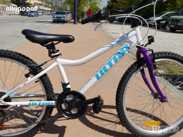 CROSS Велосипед 24" Ultra GRAVITA бял, снимка 5 - Велосипеди - 53848505
