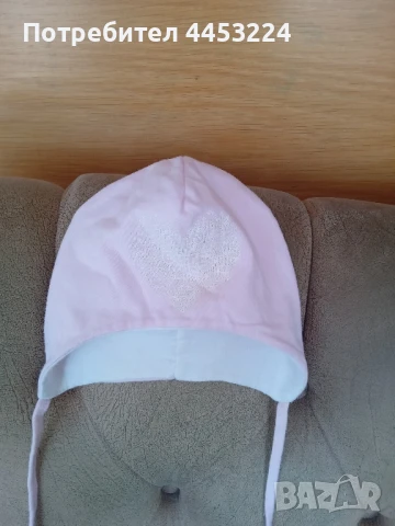 Бебешки шапки за момичета, снимка 6 - Бебешки шапки - 50915494