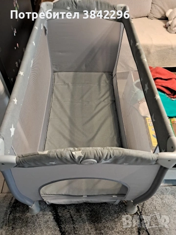 Немска кошара Hauck Play N Relax Center stars 120х60 + сгъваем матрак