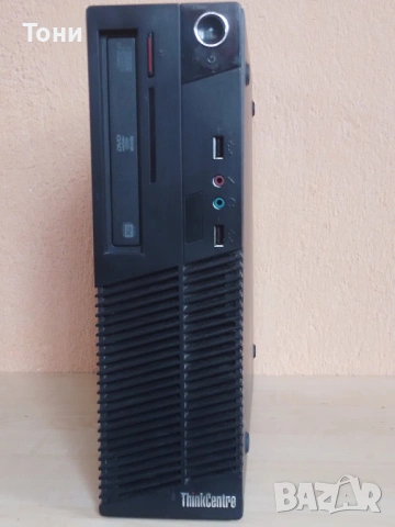 Компютър Lenovo ThinkCentre M71e с CPU i3-2100, 500GB HDD и 4GB RAM, SFF, снимка 4 - Работни компютри - 53252240