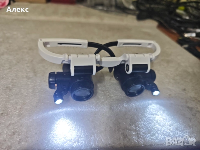 Увеличителни очила с подсветка