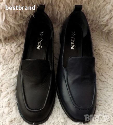 Дамски елегантни обувки от естествена кожа, на нисък ток, код 384/119 , снимка 2 - Дамски елегантни обувки - 46407404