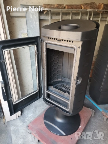 Френска чугунена печка / камина 14kW , снимка 12 - Камини - 53031009