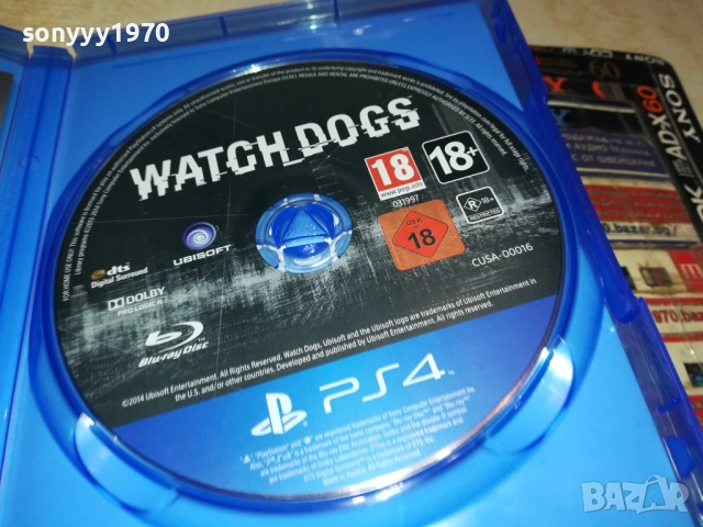 SONY PS4 GAME WATCH DOGS 0510251803, снимка 15 - Игри за PlayStation - 51953550
