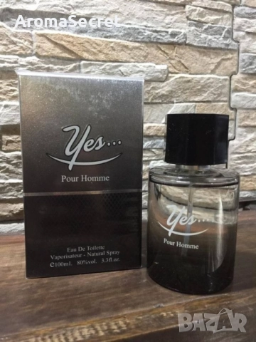 Мъжки парфюм YES Pour Homme Eau De Parfum 100ML For Men, снимка 2 - Мъжки парфюми - 51981627