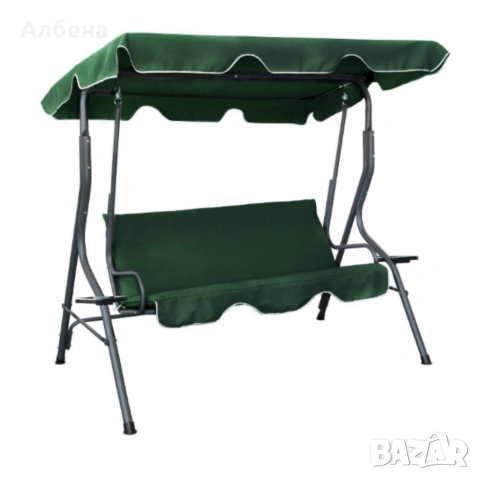 Градинска люлка с поставки за чаши , снимка 9 - Градински мебели, декорация  - 53867923