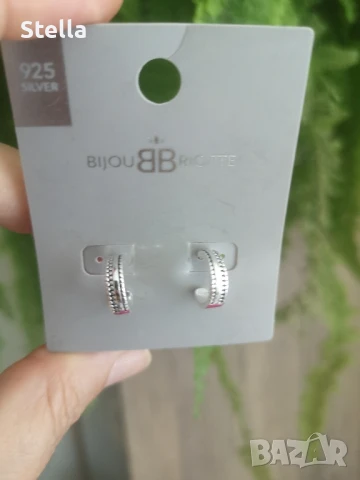 Сребърни нови немски обици BIJOU BRIGITTE проба 925!, снимка 2 - Обеци - 51392391