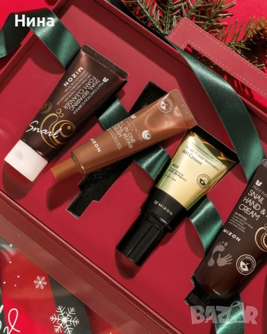 Корейска козметика - комплект от 4 продукта с охлюви Mizon snail, снимка 3 - Комплекти и лотове - 52664763