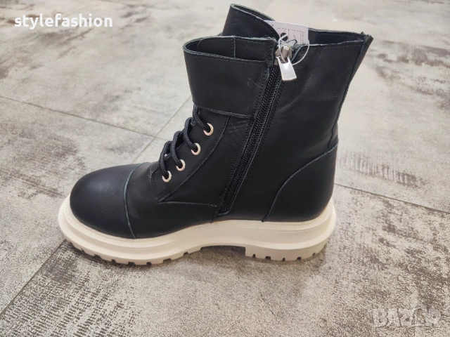 Доставка преди Коледа !Бити от естествена кожа с топъл хастар от естествена вълна /03, снимка 2 - Дамски боти - 52849950