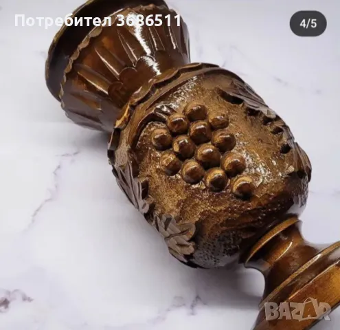 Дървени вази handmade, снимка 2 - Вази - 47012967