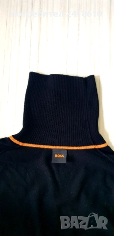 Hugo Boss Akiro _S Cotton Pima Soft Touch Turtleneck Mens Size M НОВО! ОРИГИНАЛ! Мъжко Памучно Поло!, снимка 3 - Пуловери - 52682749