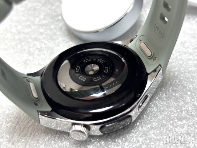 Като нов! Дамски Смарт Часовник HUAWEI Watch 5, 42 мм, Stainless Steel Case with Light Green, снимка 12 - Смарт часовници - 52412858