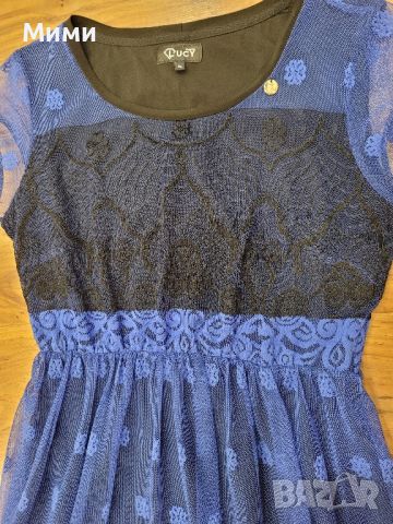 Синя рокля Lucy, снимка 4 - Рокли - 46275792