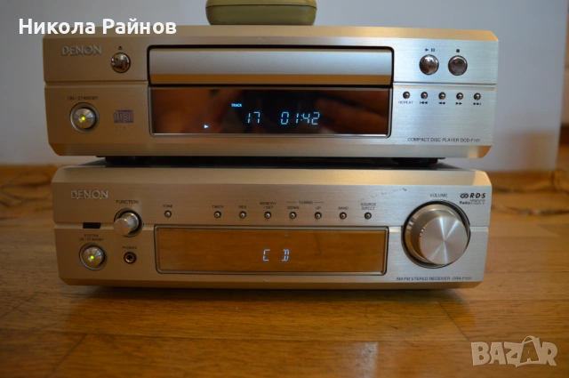 Сет HiFi Стерео Ресийвър и CD плеър DENON DRA-F101, снимка 4 - Ресийвъри, усилватели, смесителни пултове - 53848604