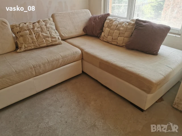 Висок клас ъглов диван Нани, снимка 5 - Дивани и мека мебел - 50623673