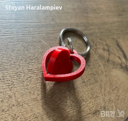 Сърце Ключодържател за Свети Валентин / Heart Keychain for Valentine's, снимка 2 - Други - 48734608