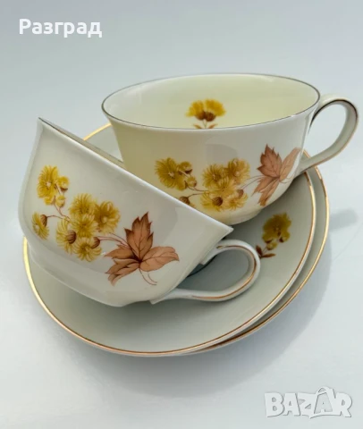 Винтидж чашки за чай KPM Germany, снимка 3 - Чаши - 51148689