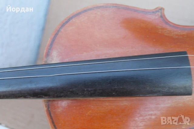 Стара цигулка с лък , снимка 3 - Струнни инструменти - 50565604