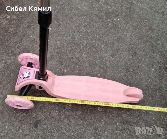 Детски розов скутер за момиче, снимка 4 - Други - 45617165