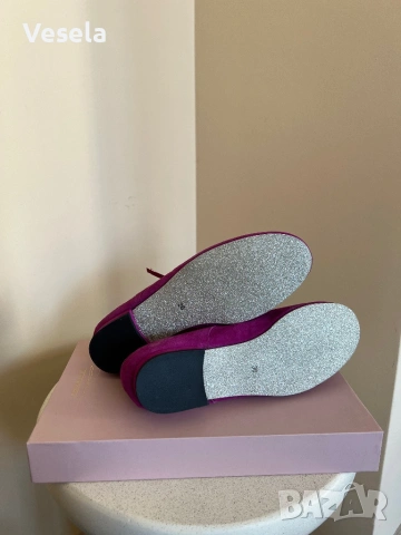 Дамски велурени обувки, снимка 4 - Дамски ежедневни обувки - 53637673