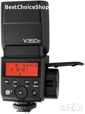Светкавица Godox - V350F, снимка 9 - Светкавици, студийно осветление - 53656393
