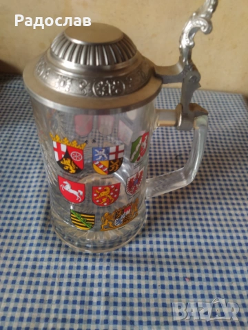 германска халба за бира , снимка 6 - Чаши - 53344991