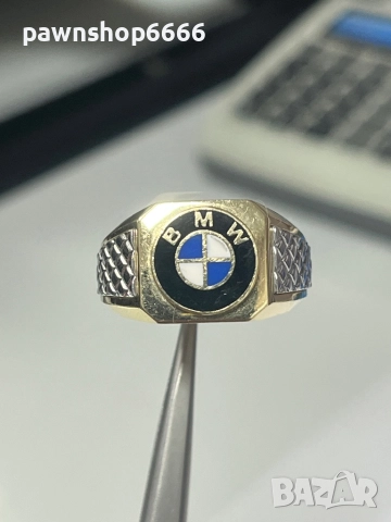 Златен пръстен 14 карата, снимка 6 - Пръстени - 51988762