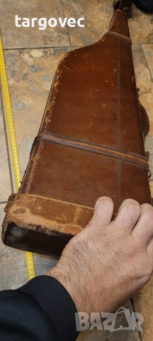 старинен твърд калъф кейс за пушка, снимка 4 - Ловно оръжие - 52599575
