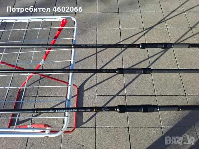 Комплект от въдици: PRO FL LEGEND CARP 3,96,3,60, FOX EOS - X 3,96, снимка 1