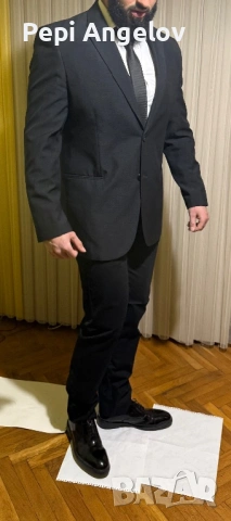 Елегантни мъжки костюми + официални обувки – абитуриентски, неразличими от нови 👔, снимка 2 - Костюми - 53853223