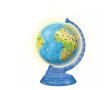 3D пъзел Глобус. Детска карта на света с LED светлина - 180 части