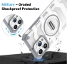 Калъф Wlons Hard Armor с MagSafe / Сив-прозрачен / за iPhone 16 Pro Max 6.9 Баркод : 3132959, снимка 2