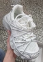 Дамски бели сребърни маратонки с кристали , снимка 5