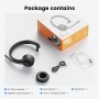 EKSA H3 Trucker Bluetooth Headset V5.4, Безжични слушалки с микрофон, шумопотискане, бутон за изключ, снимка 5