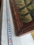 Голяма майсторска картина масло платно подпис дървена рамка, снимка 6