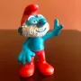 Колекционерска фигурка Schleich Smurf Dad Peyo 2012 20754, снимка 8