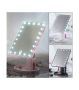 LED Настолно огледало / Цвят: Бял, розов, черен/ Размери: 22 см * 16 см., снимка 4