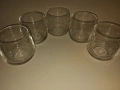 Комплект 5 броя ретро чаши за уиски/вода – изчистен дизайн, снимка 1